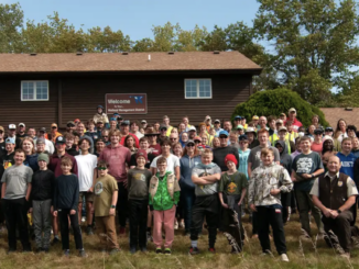 Scouts at conservation day Photo: Tom Lindfors
